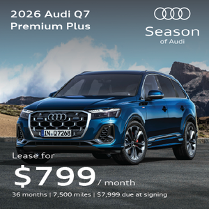 2026 Audi Q7 Premium Plus front facing special